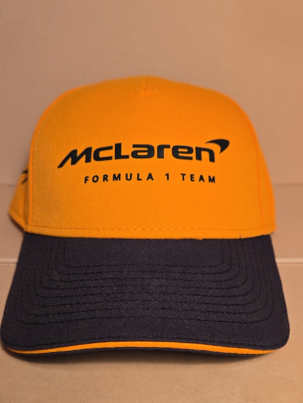 McLaren Formula 1 Team Orange and Black Baseball Cap